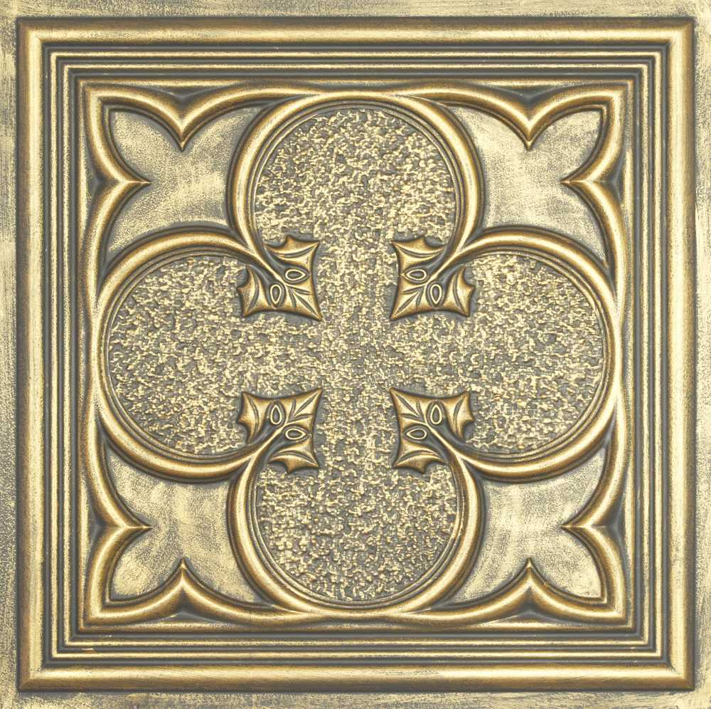 TD35 Ancient Gold PVC Ceiling Tiles (14)