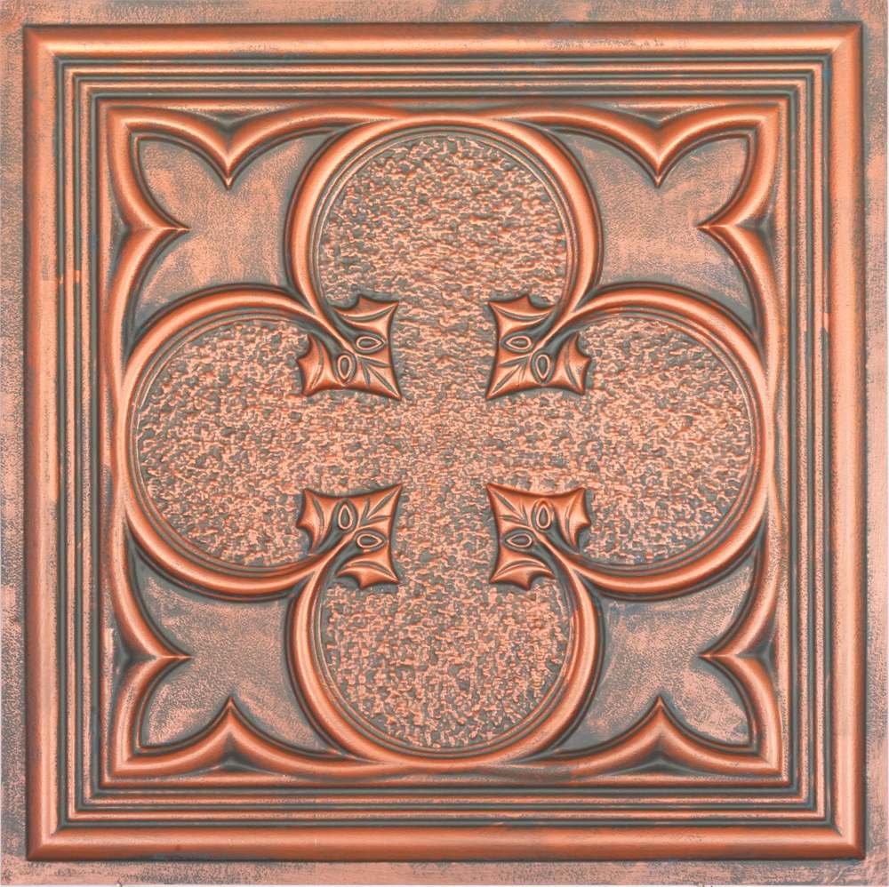 TD35 Rustic Copper PVC Ceiling Tiles (12)