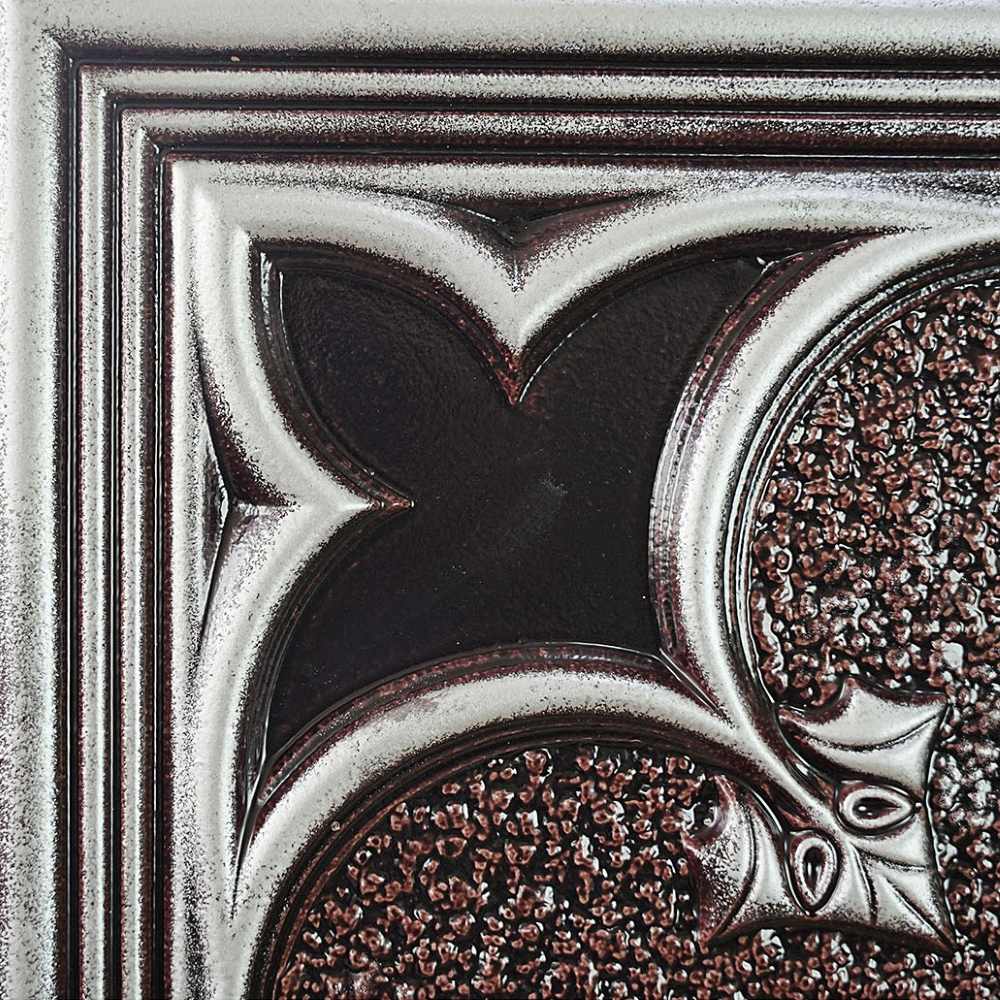 TD35 Vintage Silver Glue Up Ceiling Tiles (8)