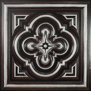 TD36 Vintage Silver Decorative Ceiling Tiles (9)