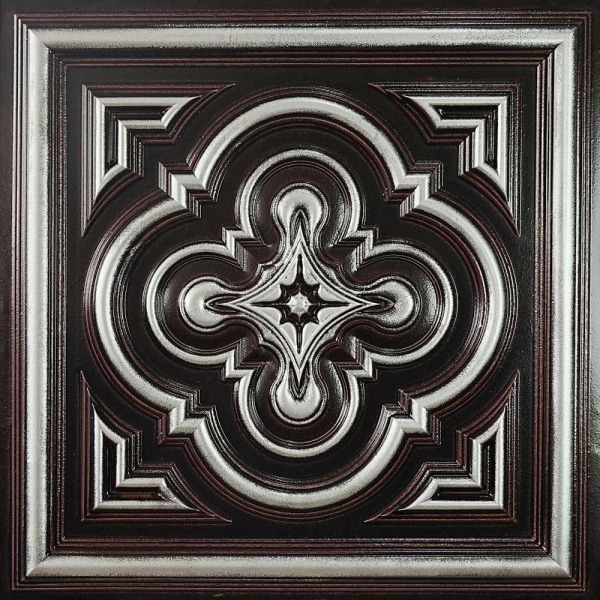TD36 Vintage Silver Decorative Ceiling Tiles (9)