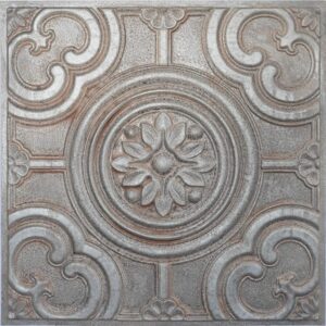 TD50 Salt and Pepper Rustic Tin Ceiling Tiles
