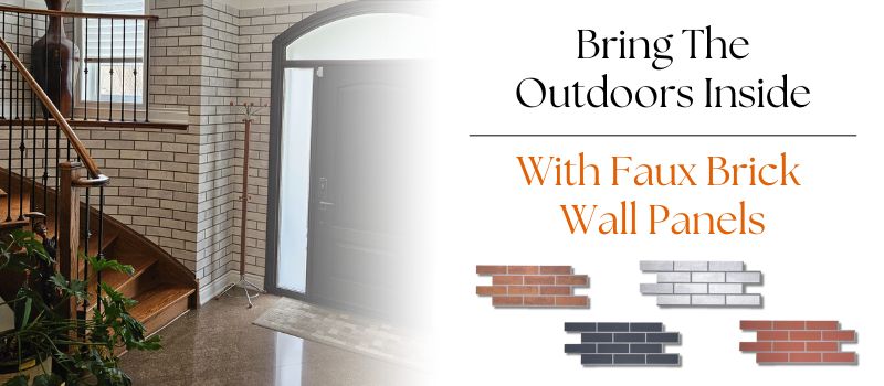faux brick wall banner mobile