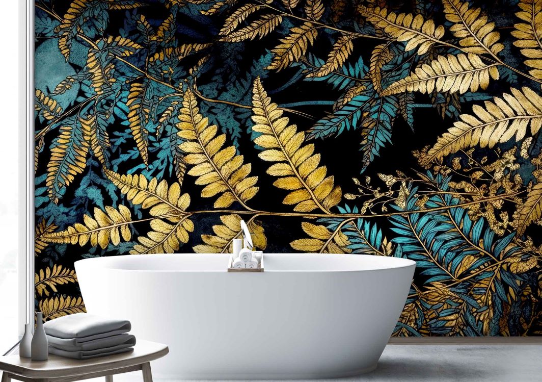 2317r gilded ferns fougeres dorees