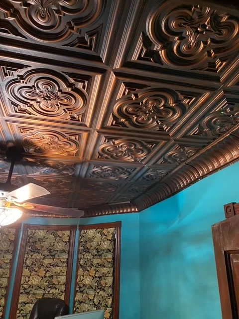 talissadecor td36 pvc tiles in rustic copper