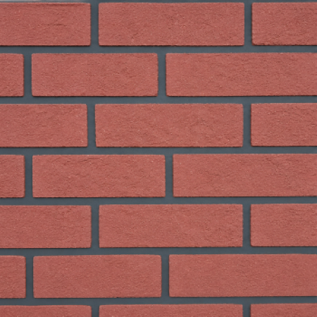 Single Faux Brick Veneers Red with Black
