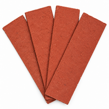 Terracotta Brick Tiles in a Fan Arrangement